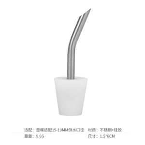 Hervidor de cuello de cisne Nuzhen de acero inoxidable, portátil, para camping, con tapa y boquilla única, para uso en exteriores. - Product Image 5