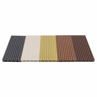 Planches de terrasse creuses en WPC, étanches, antidérapantes, imitation bois, parquet écologique, à emboîtement pour entrepôt