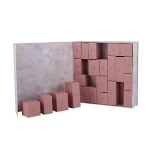 Ücretsiz tasarım özel siyah karton hediye kutuları 12/24/25 gün geri sayım manyetik kapatma mat laminasyon için noel Advent - Product Image 6