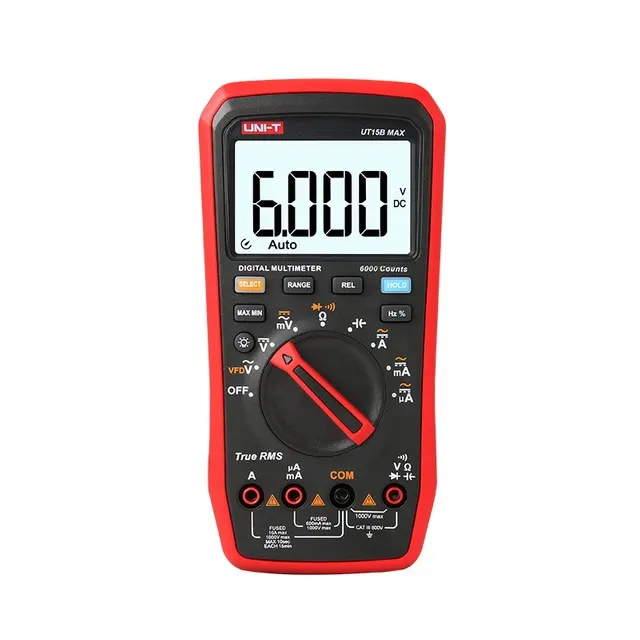 Uni T Digitale Multimeter Tester Ut15b Max 1000V Spanningsmeter Condensator Tester Echte Rms Elektrische Multi Meter