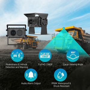 Camera ô tô hình ảnh nhiệt đa năng 1080P AHD với ống kính chống sương mù tầm nhìn ban đêm chống nước Camera hồng ngoại hình ảnh nhiệt - Product Image 4