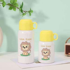 316 Stainless Steel Insulated Water Bottle Pop-Up Lid Portable Thermal Bottle <b>Large</b> Capacity Food Grade Travel Mug - Product Image 3