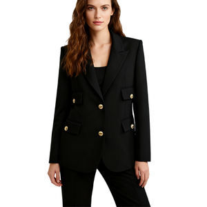 TKAN711 Wholesale 2023 <b>Spring</b> Autumn New <b>Womens</b> Single Button Suit <b>Jacket</b> Color Breasted Fashion Suits Coat Business Casual - Product Image 1