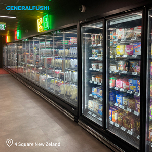 <span class=keywords><strong>Congelador</strong></span> <span class=keywords><strong>vertical</strong></span> de puerta de cristal ancha con control remoto para exhibición de helados en supermercados, <span class=keywords><strong>vitrina</strong></span> congeladora profunda para alimentos congelados - Product Image 6