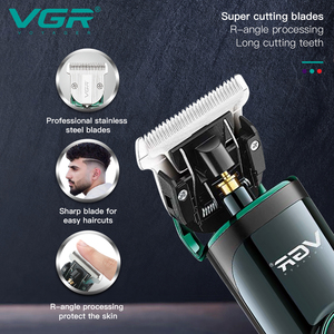 VGR V-671 Equipo <span class=keywords><strong>de</strong></span> Barbería, Cortadora <span class=keywords><strong>de</strong></span> <span class=keywords><strong>Pelo</strong></span> Eléctrica Inalámbrica Profesional, Recargable, para Hombres - Product Image 4