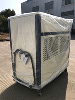 HUARE HC-12SACI Double tête compresseur en acier Inoxydable ouvert Refroidisseurs De Liquide réservoir d'eau refroidisseur d'eau machine de refroidissement industriel