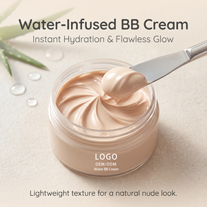 Crème <span class=keywords><strong>BB</strong></span> hydratante infusée à l'eau, fond de teint à l'aloe vera et à la camomille, hydratant éclaircissant pour tous types de peaux, certifié CE HALAL, OEM/ODM - Product Image 1