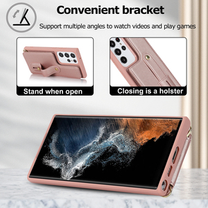 Multifunctional Card <strong>Bags</strong> for Samsung S23U <strong>Smartphone</strong> case with Lanyard Luxury Wallet case for iPhone 15 - Product Image 4