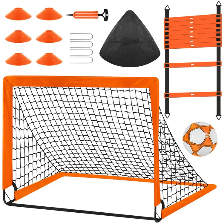 Jeux pliants portables pour jeunes adultes Sports Backyard Soccer Soccer Nets Practice Goal