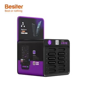 Besiter12公共携帯電話充電ステーションレストラン用パワーバンク携帯電話充電ステーション