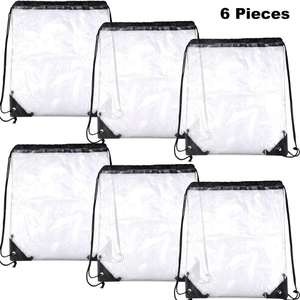 Hot Sale Custom Logo <b>Waterproof</b> Travel Transparent Clear PVC <b>Drawstring</b> Backpack <b>Bag</b> for Beach - Product Image 4