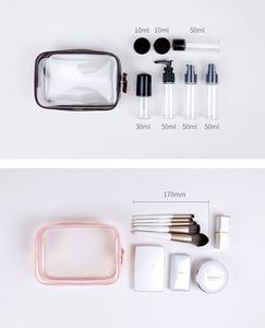 Custom Logo Accepted <b>Waterproof</b> PVC Cosmetic <b>Bags</b> Transparent Visual Makeup <b>Wash</b> <b>Bag</b> for Travel - Product Image 4