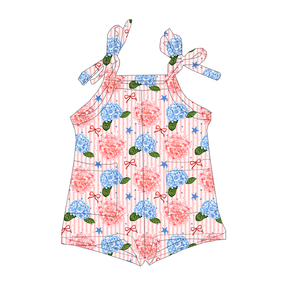 Collection Été 2026 : Ensemble Coordonné Sœur – Haut sans Manches à Volants et Imprimé Floral avec Short – Tenue de Vacances Tendance - Product Image 4