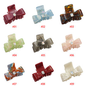 مشابك شعر هندسية عصرية بتصميم ريترو، مشابك شعر أنيقة وجذابة مرصعة بالأحجار الكريمة، مشبك شعر متعدد الاستخدامات للارتداء اليومي - Product Image 5