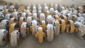 Nhà máy bán bền <span class=keywords><strong>Hitachi</strong></span> EX100 phía trước làm biếng bánh xe máy xúc làm biếng bánh xe máy xúc bánh xe bộ phận - Product Image 6