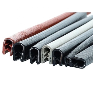 यू आकार के pvc एक्सडेड एज ट्रिम गार्ड मौसम पट्टी कार के दरवाजे और खिड़की सील अनुकूलन आकार के लिए काटने की सेवा के साथ - Product Image 1