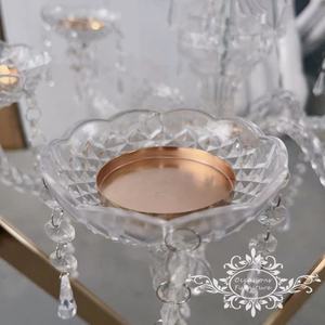 Pièce maîtresse <span class=keywords><strong>de</strong></span> mariage en forme <span class=keywords><strong>de</strong></span> <span class=keywords><strong>diamant</strong></span> Décoration <span class=keywords><strong>de</strong></span> table en fer avec crochet - Product Image 6
