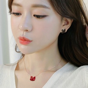 Collar <span class=keywords><strong>de</strong></span> Cadena Cruzada <span class=keywords><strong>de</strong></span> Acero Inoxidable con Cristal <span class=keywords><strong>de</strong></span> Cisne, Estilo INS, para Mujer, Joyería, Regalo para Festivales - Product Image 3