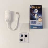 Projecteur d'étoiles USB Galaxy avec plusieurs diapositives de projection à 360° °   Lampe LED flexible à effet ciel étoilé pour la décoration de la maison, les fêtes et comme cadeau