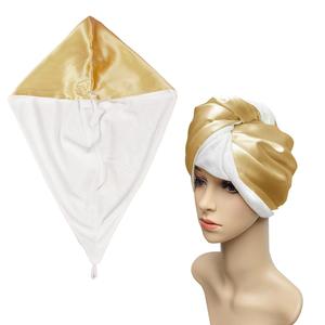100% <span class=keywords><strong>serviette</strong></span> de <span class=keywords><strong>cheveux</strong></span> en soie de mûrier Wrap Twist soie et <span class=keywords><strong>bambou</strong></span> bain <span class=keywords><strong>cheveux</strong></span> <span class=keywords><strong>bouclés</strong></span> <span class=keywords><strong>serviette</strong></span> Turban bonnet de séchage - Product Image 4