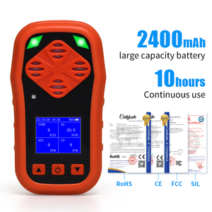 Doğru gaz izleme için Yaoan taşınabilir endüstriyel Multigas dedektörü CO2 H3S O2 NH3 gaz analizörleri - Product Image 2