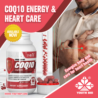 CoQ10 Premium 60 mg Vitamine B3 100 mg Extrait de Riz Rouge Fermenté Sain pour le Cœur Améliore l'Immunité Antioxydant 60 Capsules/Bouteille 2