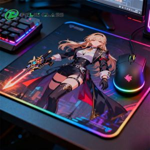 Custom Glass <b>Mouse</b> Pad 300x250 Customized Pattern Enhances Speed Accuracy Smooth Easy Clean Glass Pad for Competitive Games - Product Image 3