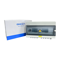 Boîtier de Combinateur DC Électrique 600VDC/1000VDC 2 Entrées/2 Sorties IP65 avec SPD, Fusible et Interrupteur Isolateur DC pour Panneaux Solaires Photovoltaïques