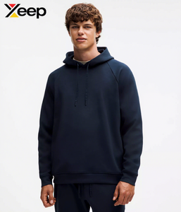 เสื้อฮู้ดดี้ผู้ชาย XEEP Custom Design รุ่นลำลองสำหรับฤดูหนาว XC-MH-11 ผ้าเจอร์ซีย์ผสมคอตตอน/โพลีเอสเตอร์ มีกระเป๋าหน้า พิมพ์ลายด้วยเทคนิค Heat-Transfer ระบายอากาศได้ดี - Product Image 1