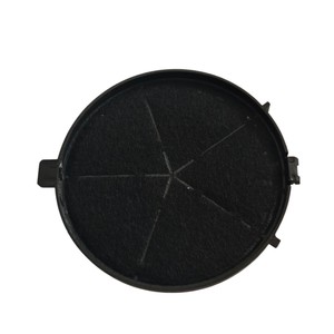 Filtre de hotte à charbon actif 105x20mm noir rond intégré, accessoire de cuisine - Product Image 1
