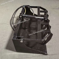 Cargador frontal con pinza, Cubo de agarre, cubo con daw