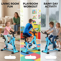 Vélo d'exercice à transmission par courroie bidirectionnelle, volant d'inertie de 4 kg, résistance progressive, écran LCD, vélo de spinning cardio pour la maison