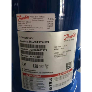Compresor Scroll Danfoss MLZ015T4LP9 380-460V 50-60Hz Grupo de Refrigerantes 2 Hecho en China - Product Image 1