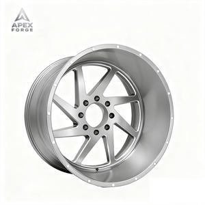 Alluminio 22 <span class=keywords><strong>24</strong></span> pollici Cool Multi raggi cerchi in fusione per SUV 4x4 ruote auto con 5 6 8 fori nuova condizione nero all'ingrosso - Product Image 1