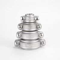 Collier de serrage en U pour tuyau d'échappement en acier inoxydable, raccord à trois voies pour support à rainure