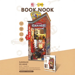 Jouets de construction lumineux en bois 3D, modèle de maison de poupée à assembler soi-même pour bébés et tout-petits - Product Image 2