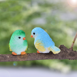 Colorful Cute <b>Bird</b> Resin Figurine Miniatures Mini Animal Charm Ornaments for Landscape <b>Decorations</b> DIY Accessories - Product Image 4