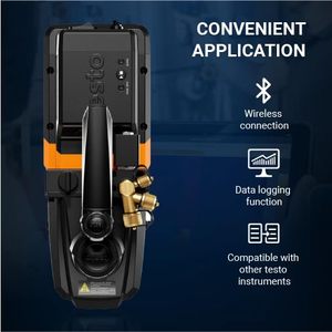 Testo 565i Vacuum Pump 7 CFM HVAC Smart Pump With Integrated Decay Test Floor Mounted - Product Image 4