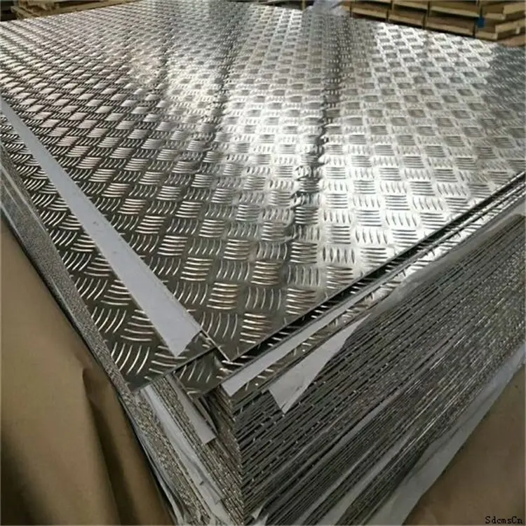 Piastra diamantata in alluminio goffrato in fabbrica 5083 5052 5059 fogli di alluminio pannelli compositi in alluminio per l'edilizia
