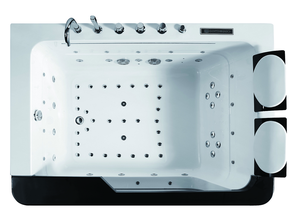 Vasca idromassaggio idromassaggio fabbrica vendita calda vasca idromassaggio Sexy di lusso con vasca idromassaggio a bolle d'aria a caduta d'acqua - Product Image 2