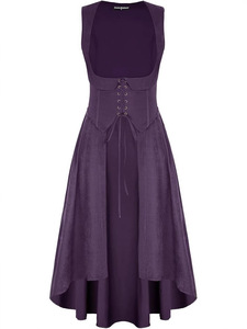 Vêtements féminins de la Renaissance, style pirate et paysan, asymétriques, pour Halloween et films - Product Image 4