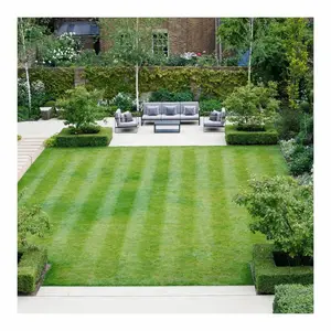JS Outdoor Kunstgras pro Quadratfuß Rolle 10 m × 2 m Kunstgrasteppich für Garten