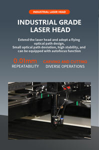 เครื่องเลเซอร์ Reci 100w 130w 150w 180w 200w 300w สำหรับแกะสลักและตัด รุ่น 6090 1080 1390 เลเซอร์ CO2 พร้อมระบบควบคุม Ruida RD6445S <span class=keywords><strong>โปร</strong></span>โมชั่น - Product Image 6