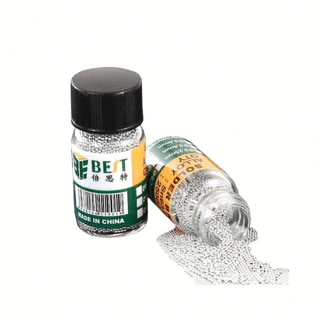 BEST 505 Reballing Balls 0.25 0.3 0.35 0.4 0.45 0.5 0.55 0.6 0.65 0.76 BGA Solder Ball Leaded Sn63/pb3 for BGA Rework Repair