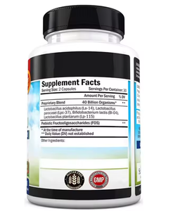 OEM/ODM label pribadi pasokan pabrik Halal alami organik kapsul probiotik suplemen makanan - Product Image 4