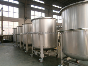 Réservoir mobile de stockage d'acide chimique d'activité chimique très corrosif en acier inoxydable 316L 304 de 500L 800L 1000L - Product Image 2