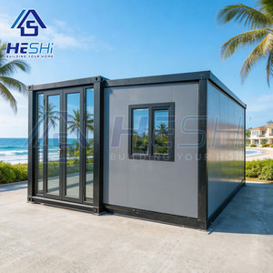 Casa Contenedor Moderna HeSHi de 20 Pies, Módulo de Vivienda Prefabricado con Estructura de Acero, Diseño Rectangular para Construcción de Viviendas Portátiles - Product Image 2