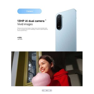 สมาร์ทโฟน Redmi หน้าจอ OLED 6.9 นิ้ว 120Hz FHD 5G LTE Octa Core กล้อง 13MP ชาร์จเร็ว 30W เซ็นเซอร์ลายนิ้วมือ ภาษาอังกฤษ - Product Image 3