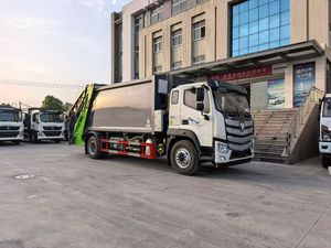New Electric Compactor Garbage Truck Roll Arm 4x2 Drive <b>Wheel</b> Manual/Automatic Transmission Options for Retail Restaurant - Product Image 3