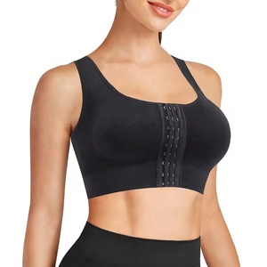 Mulheres <span class=keywords><strong>Bra</strong></span> Suporte Bust Control Cobertura completa Sports <span class=keywords><strong>Bra</strong></span> Frente Gancho Aberto Diário Seamless <span class=keywords><strong>Bra</strong></span> - Product Image 1